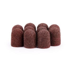 Schuurrolletjes 10 mm gradatie 80 10 stuks AlleMed Bruin