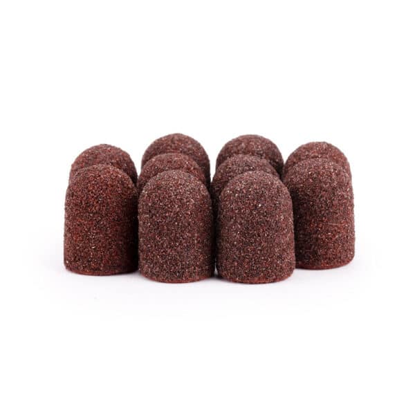 Schuurrolletjes 10 mm gradatie 80 10 stuks AlleMed Bruin