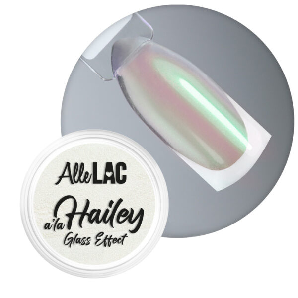A la Hailey glaseffect AlleLac No.2 nagelpoeder