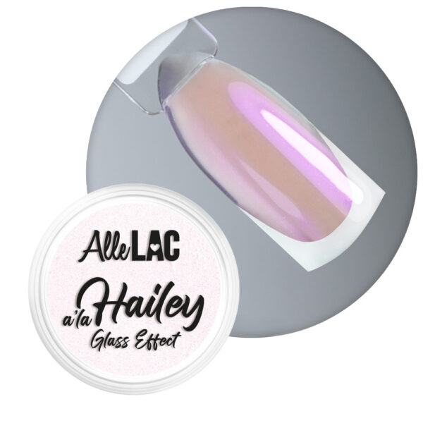 A la Hailey glaseffect AlleLac No. 4 nagelpoeder