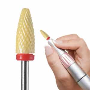LONG BULLET F gele keramisch bitje – fijne kegel (rood)