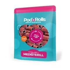 Schuurrolletjes Medisterill voor Pedicure en manicure PodoRolls, 240# – 50 st.