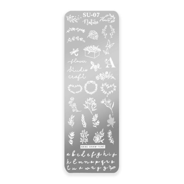Stamping Sjabloon Bladeren SU 07