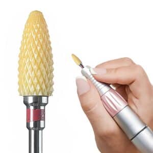 Gele keramisch bitje TIRCH CYLINDER F – fijne kegel (rood)