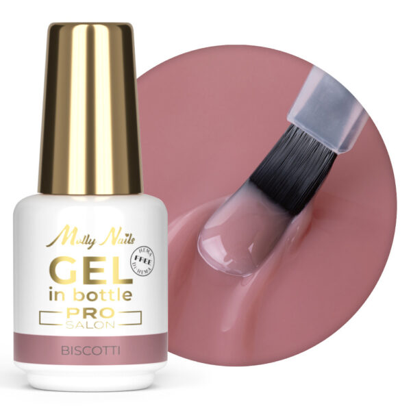 Gel in a Bottle Molly Nails Pro Salon Biscotti 15g BIAB