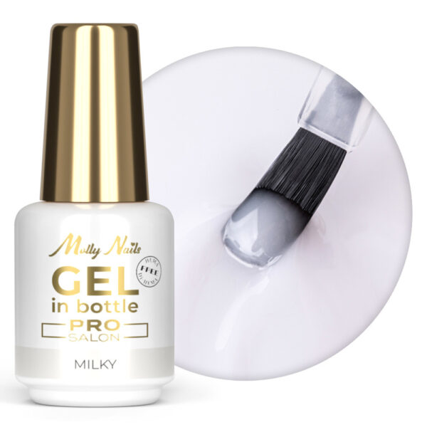 Gel in a Bottle Molly Nails Pro Salon Milky 15g BIAB