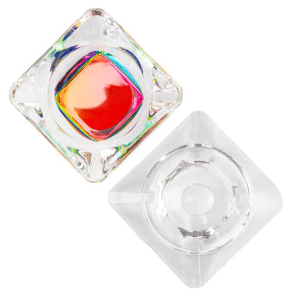 Dappendish van glas met deksel nr.3 - Afbeelding 2