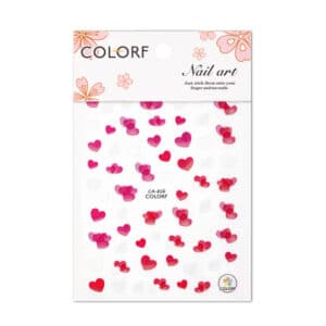 Nagelstickers zelfklevend Valentijnsdag hartjes CA-856