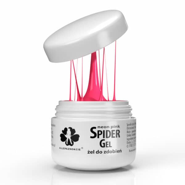 Spider Gel Allepaznokcie nail art gel neon roze 3ml