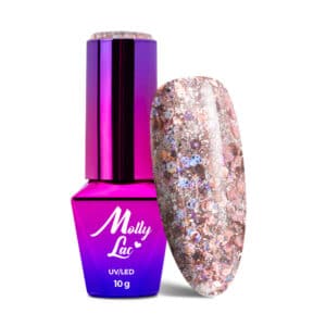 Molly Lac Born To Glow Dare to Shine Hybrid Glitter gellak 10g nr. 577