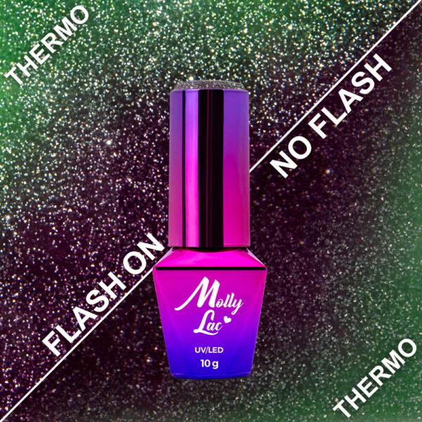 Molly Lac Thermo Flashing Lights Hybride Vernis 10g nr. 693 - Afbeelding 2