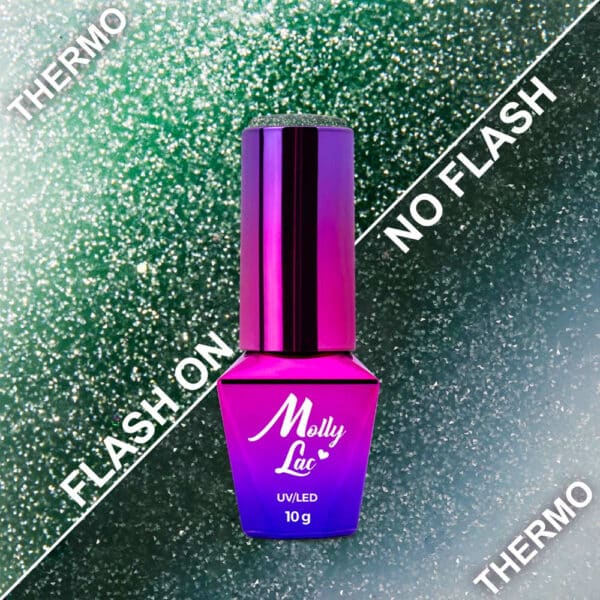 Molly Lac Thermo Flashing Lights Hybride Vernis 10g nr. 695 - Afbeelding 2