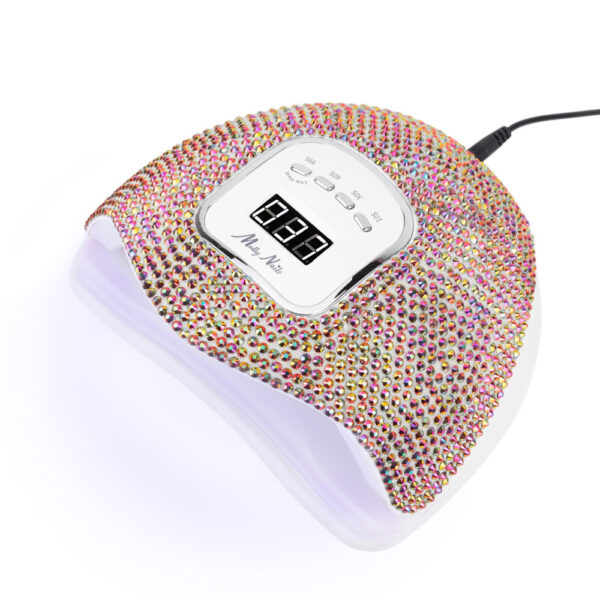 LED/UV lamp Moly Nails X5 MAX 150W crystal pink holo - Afbeelding 2
