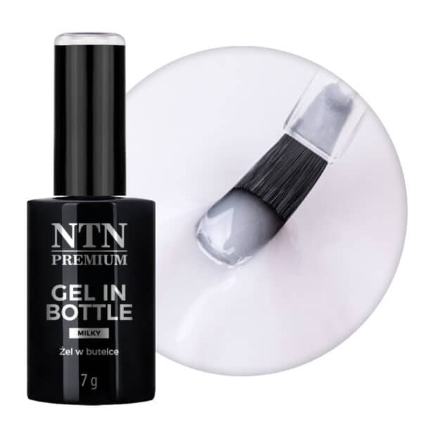 Gel in fles NTN Premium Milky Nail Gel in fles met kwastje 7g